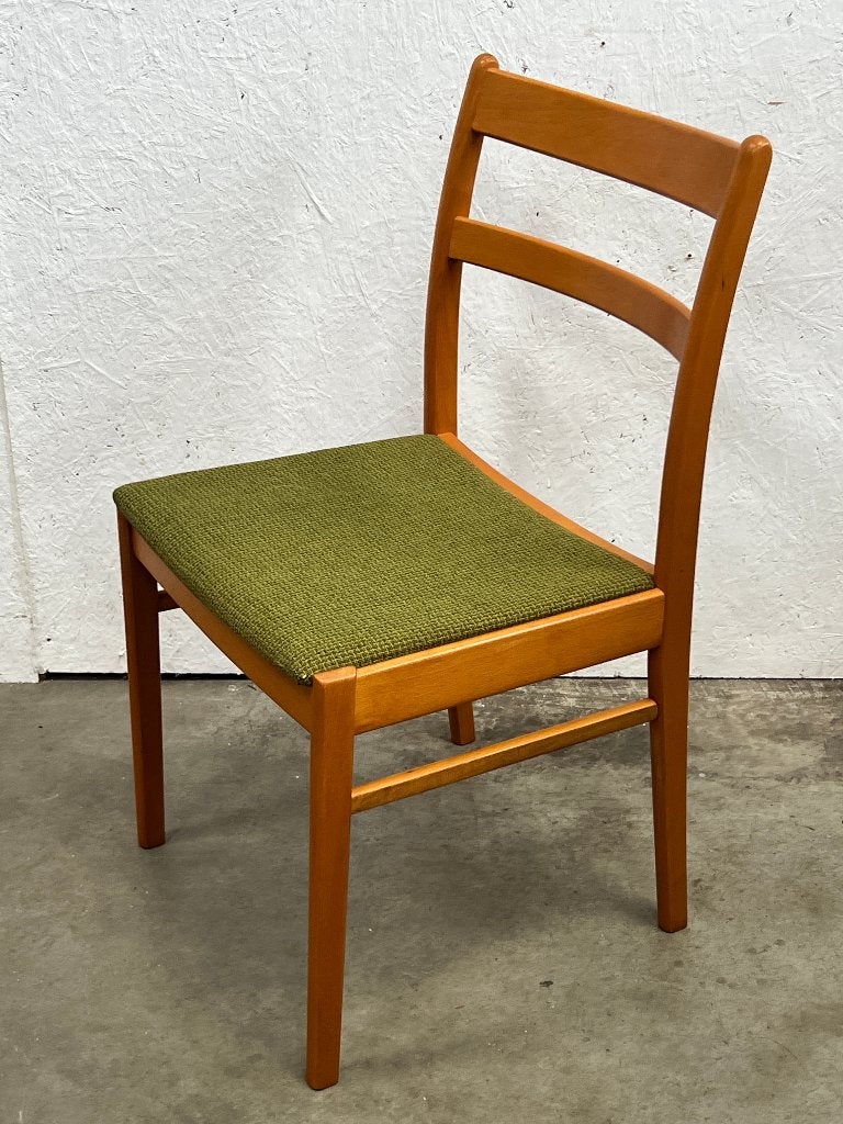 Set van 4 vintage stoelen, beukenhout, Zweden 1970's, Ophalen, Hout, Gebruikt, Overige kleuren