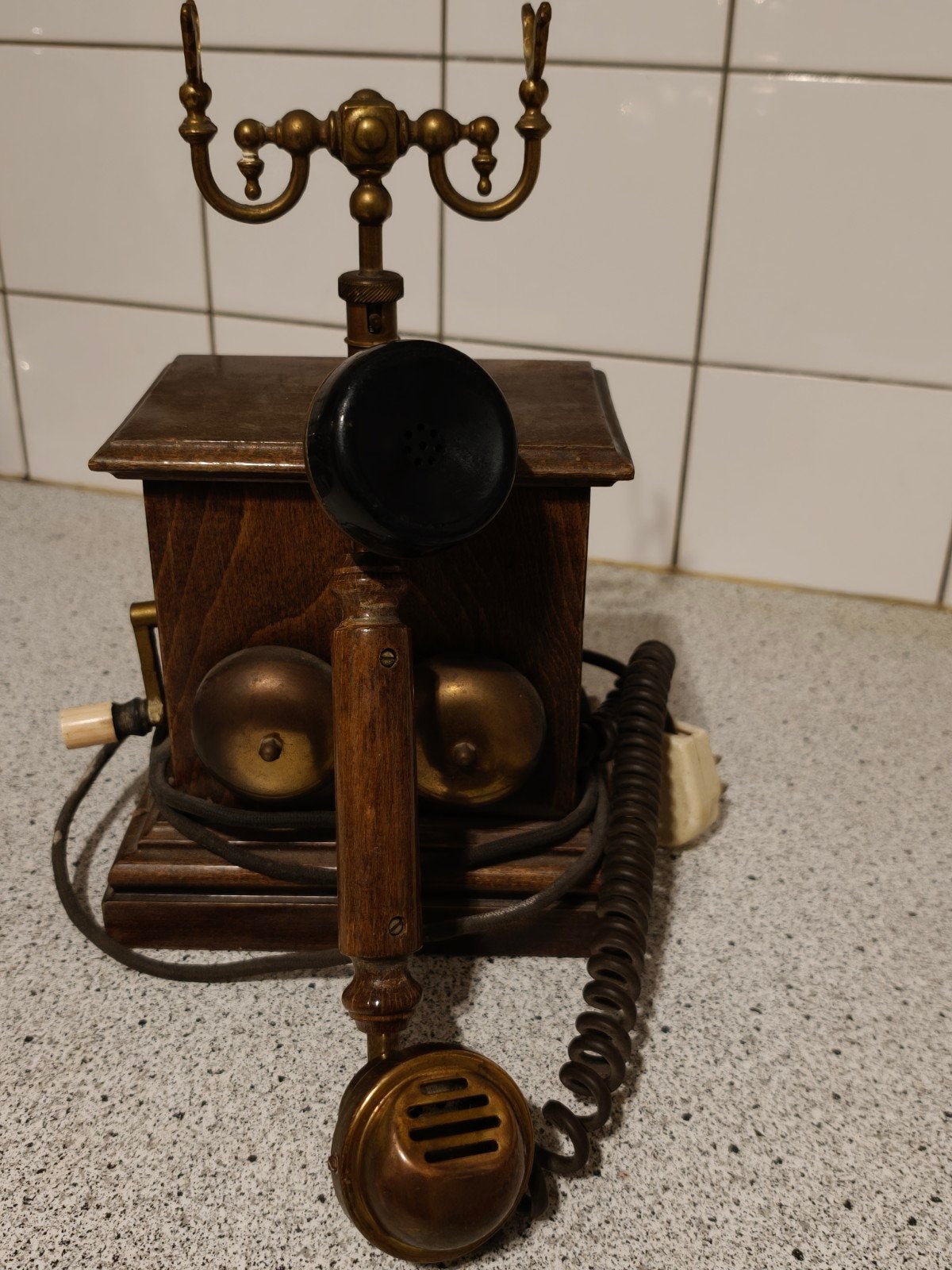 Antieke Telefoon - Decoratief Model, Ophalen of Verzenden