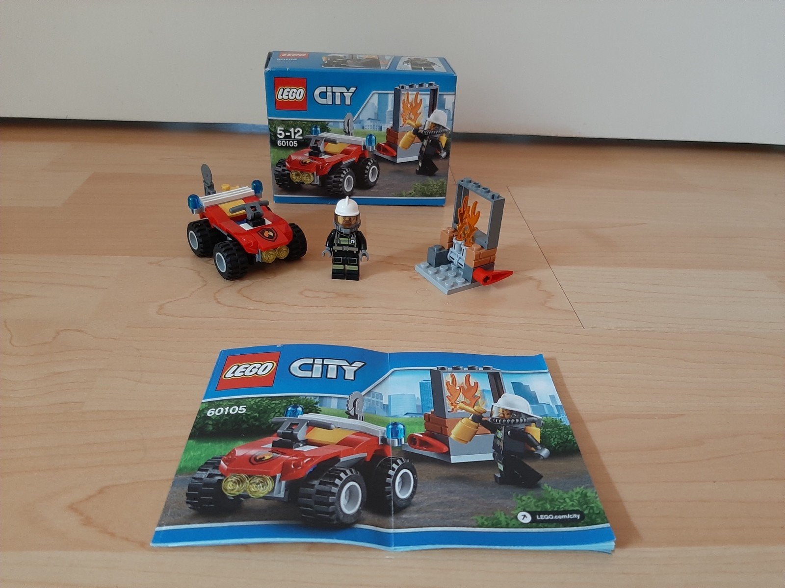 Lego City 60105 Brandweer Terreinwagen, Ophalen, City, Lego, Zo goed als nieuw