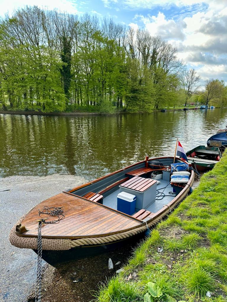 Klassieke sloep met trailer, Watersport en Boten, Ophalen, Gebruikt, Afdekzeil, Binnenboordmotor