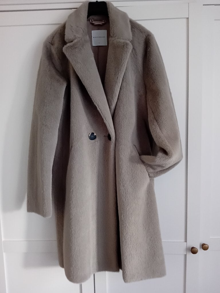 Prachtige jas dames Rino & Pelle maat 36, Beige, Ophalen of Verzenden, Zo goed als nieuw, Maat 36 (S)
