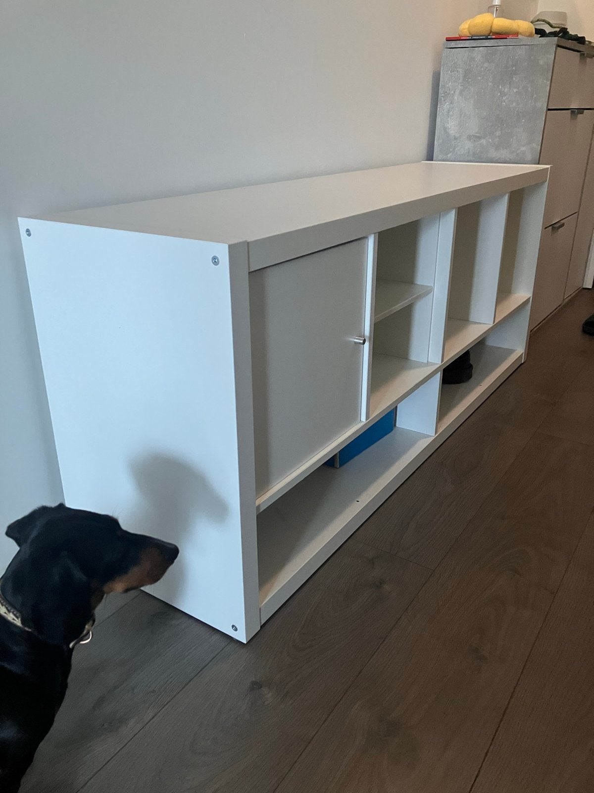 IKEA KALLAX Kast (147x60) wit, Ophalen, Gebruikt, 25 tot 50 cm, 100 tot 150 cm