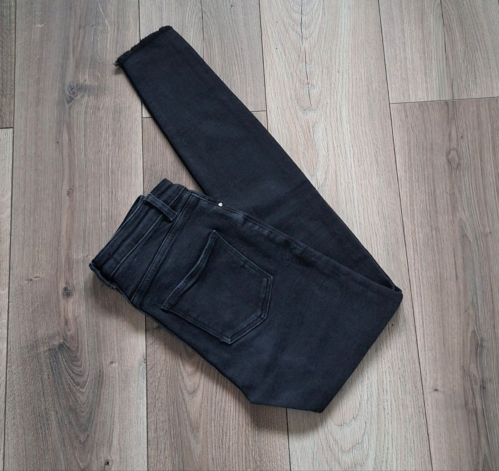 DENIM CO Jeans skinny  XS34 L30, Zwart, Nieuw, Ophalen of Verzenden, W27 (confectie 34) of kleiner