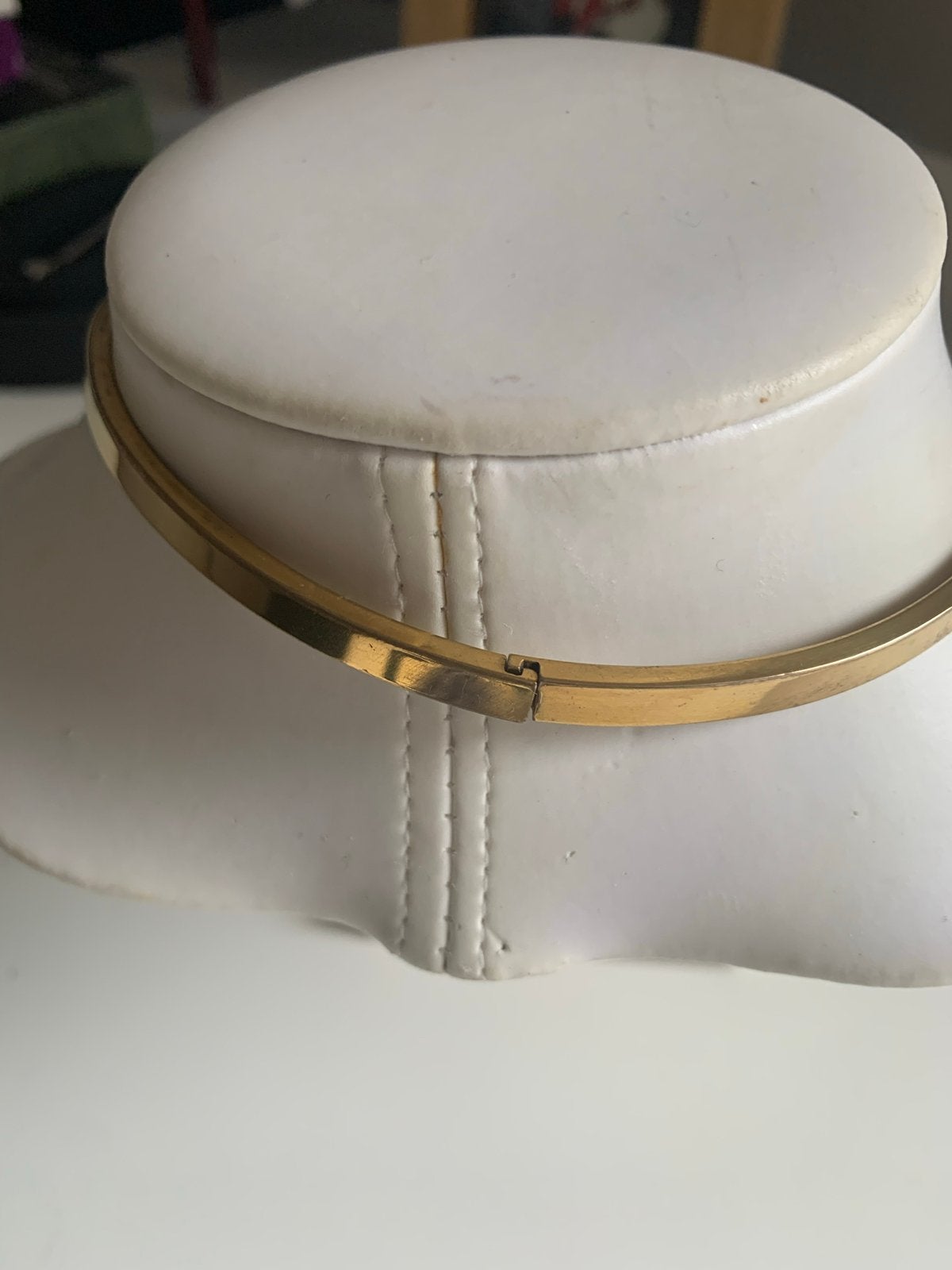 Vintage Collier Hans Appenzeller - Messing, Ophalen of Verzenden, Gebruikt, Goud, Overige materialen