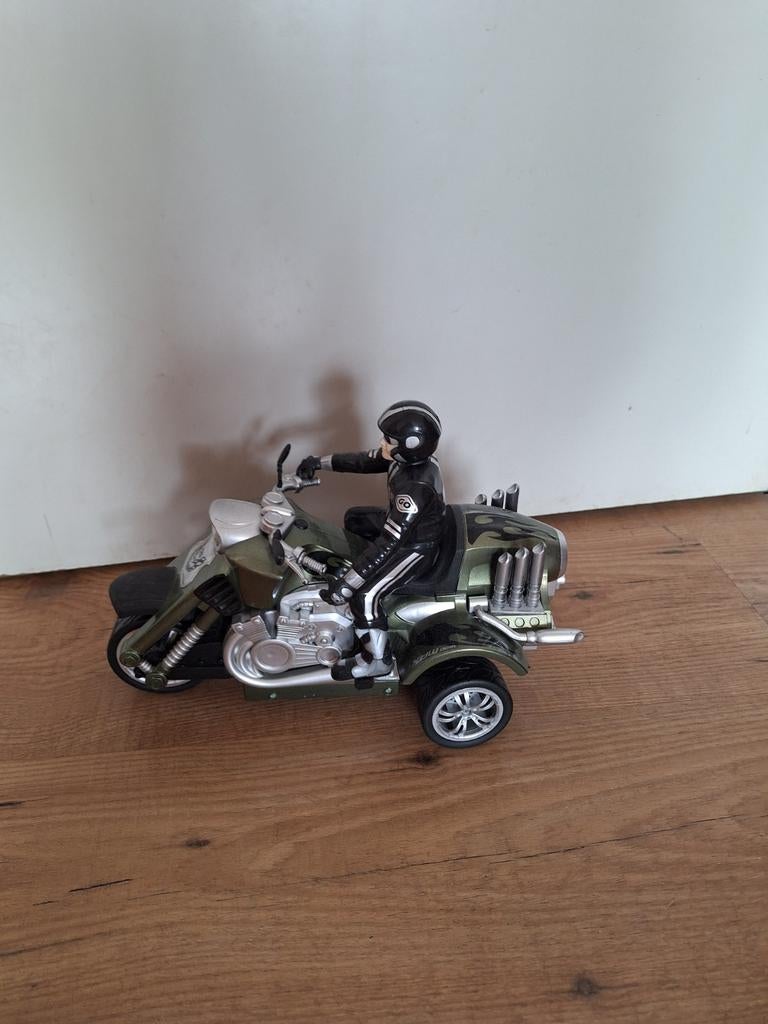 Stoere speelgoed driewieler met motorrijder, Ophalen of Verzenden, Gebruikt
