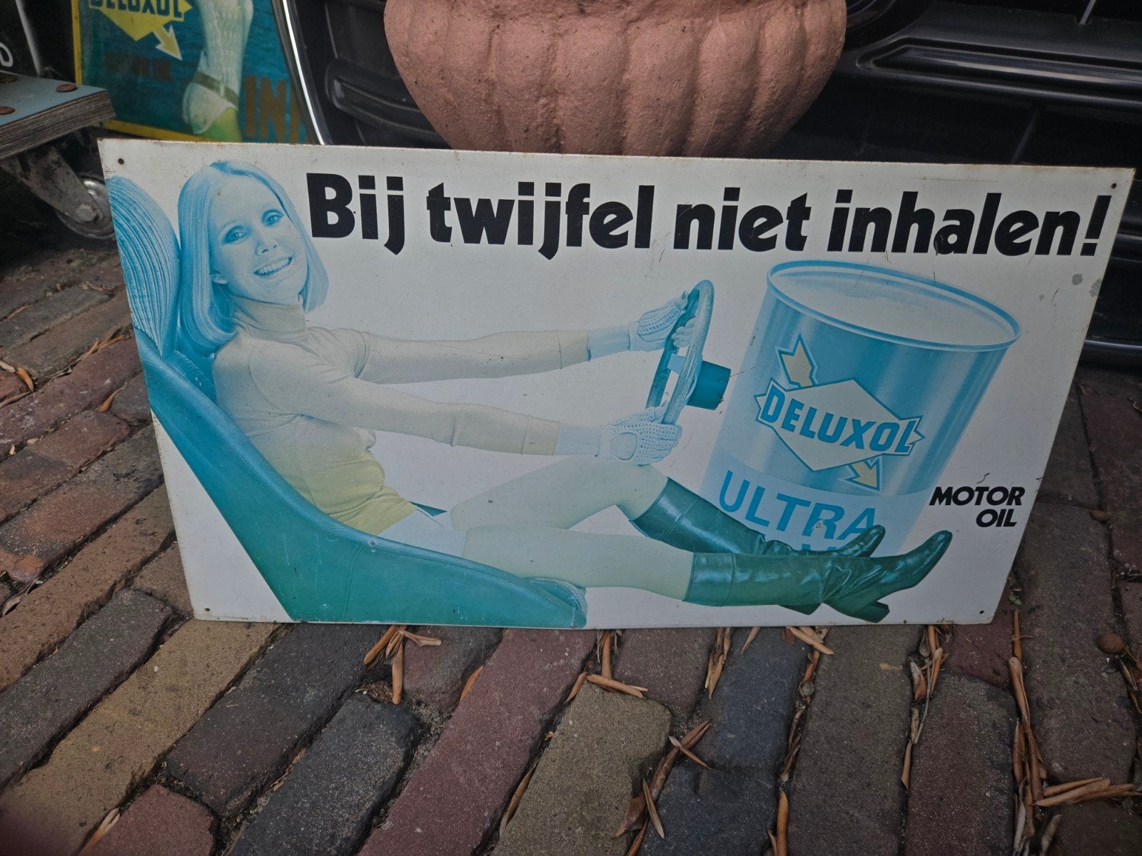 Mooi bordje, Ophalen of Verzenden, Reclamebord
