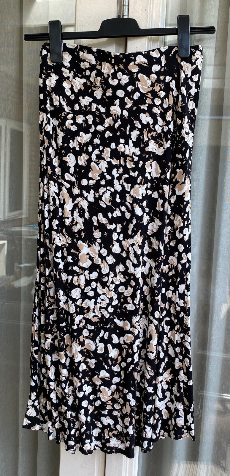 Minimum gemêleerde rok zwart beige ecru 36 NIEUW, Kleding | Dames, Rokken, Nieuw, Maat 36 (S), Zwart, Boven de knie, Verzenden