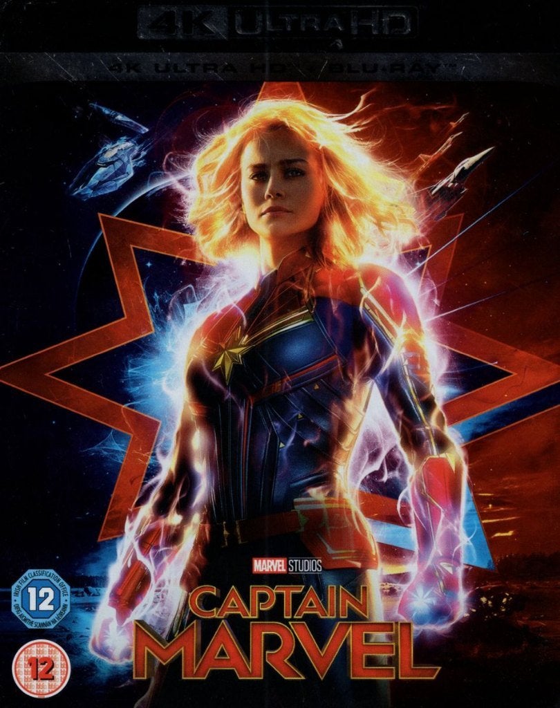 Captain Marvel - 4K Ultra HD + Blu-ray -met NL ondertiteling, Engels, Nederlands, Ophalen of Verzenden, Zo goed als nieuw