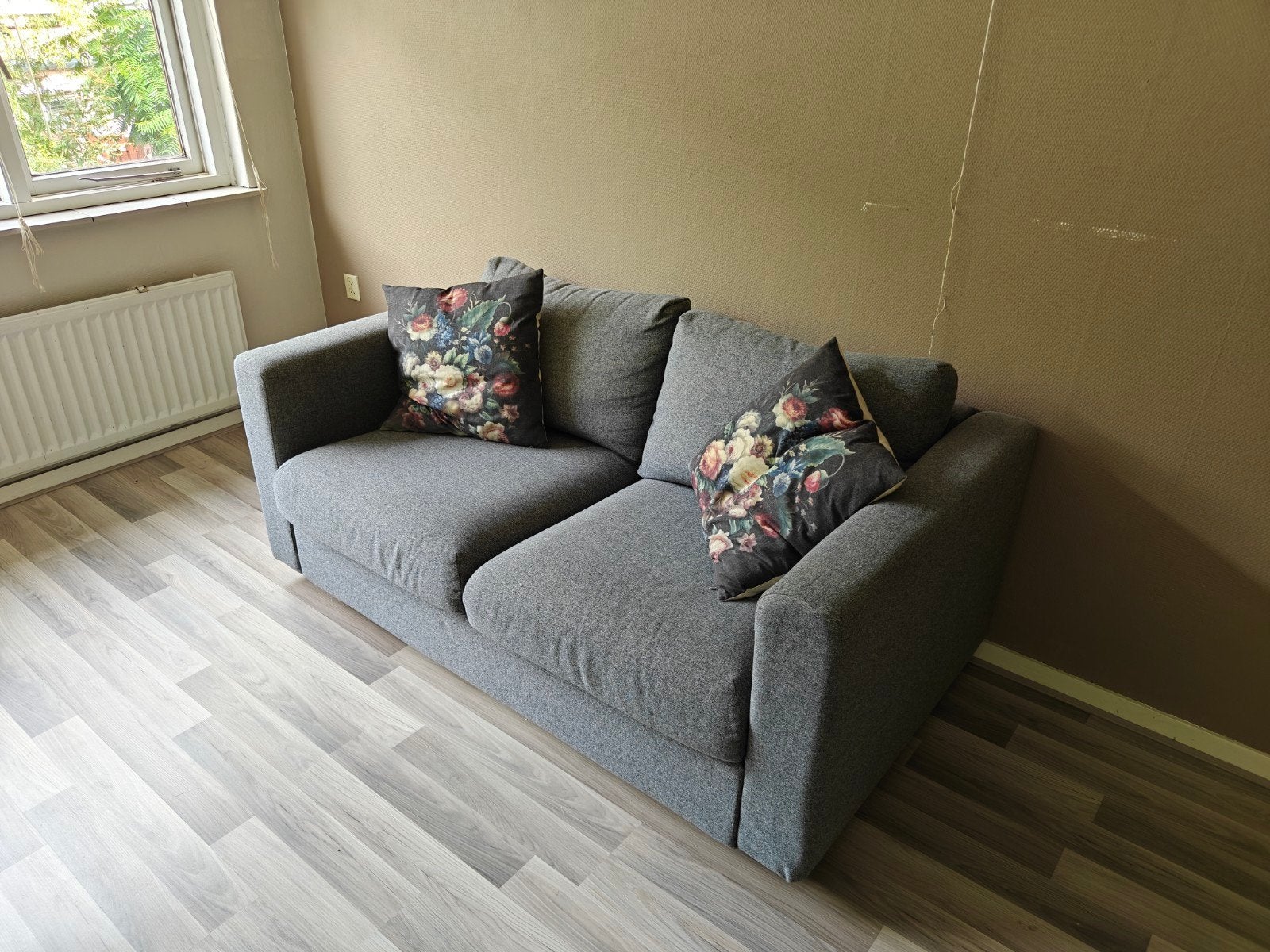 Ikea Vimle 2-zits bank grijs, Ophalen, 150 tot 200 cm, Tweepersoons, 75 tot 100 cm
