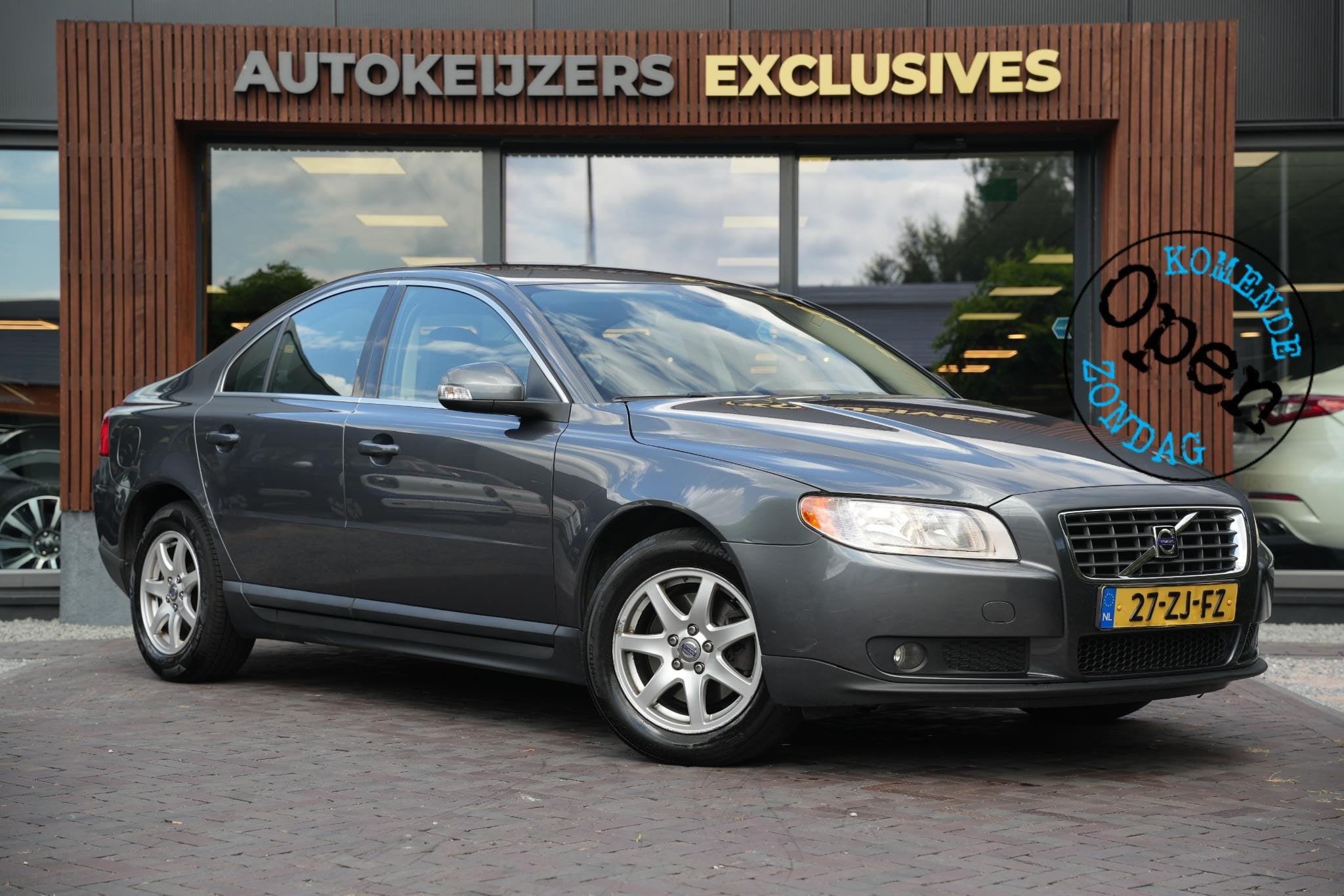 Volvo S80 2.5 T Kinetic Cruise Clima Trekhaak 5 Cilinder, Auto's, Voorwielaandrijving, Stof, Electronic Stability Program (ESP)