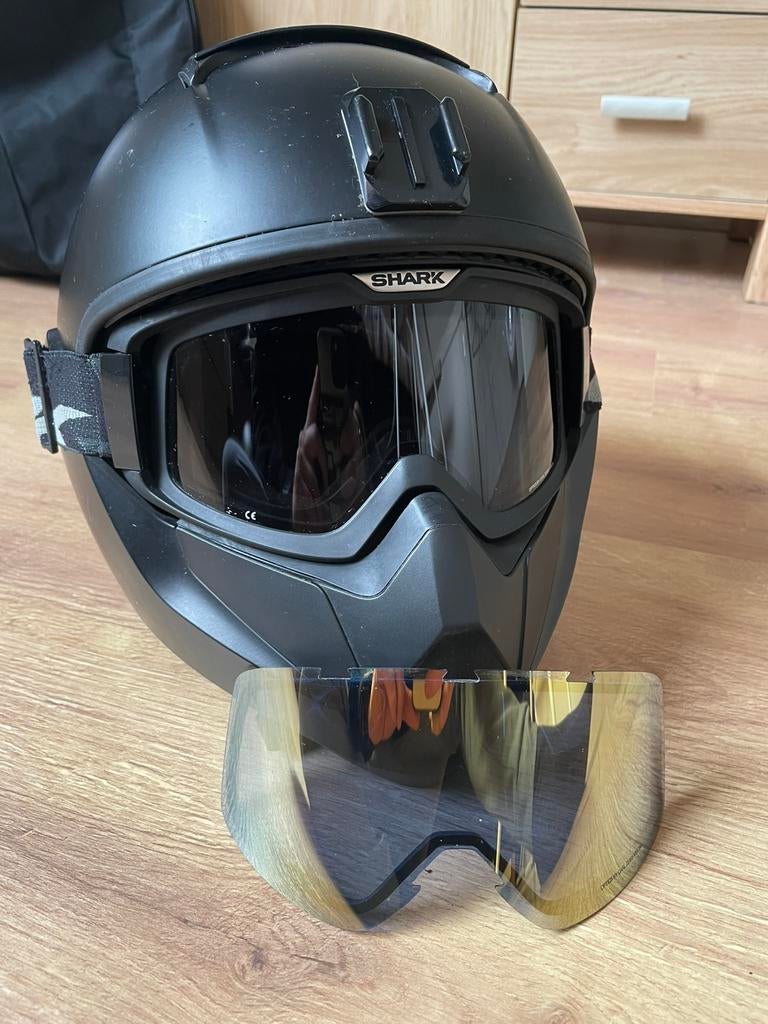 Shark vancore mat black, 56, Motoren, Ophalen, Shark, Integraalhelm, S