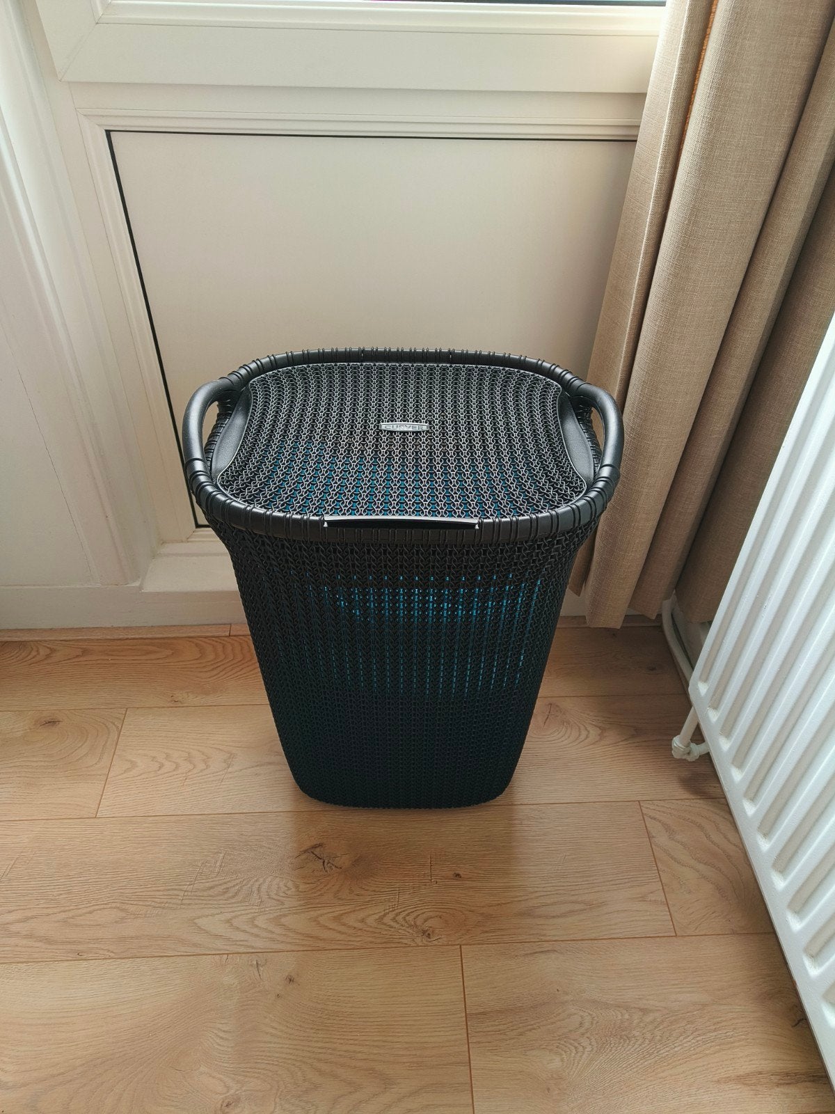 Nieuwe Curver wasmand antraciet, Ophalen, Nieuw