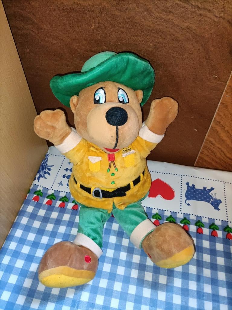 Bollo de Beer handpop Landal GreenParks 37 cm, Ophalen of Verzenden, Zo goed als nieuw, Beer