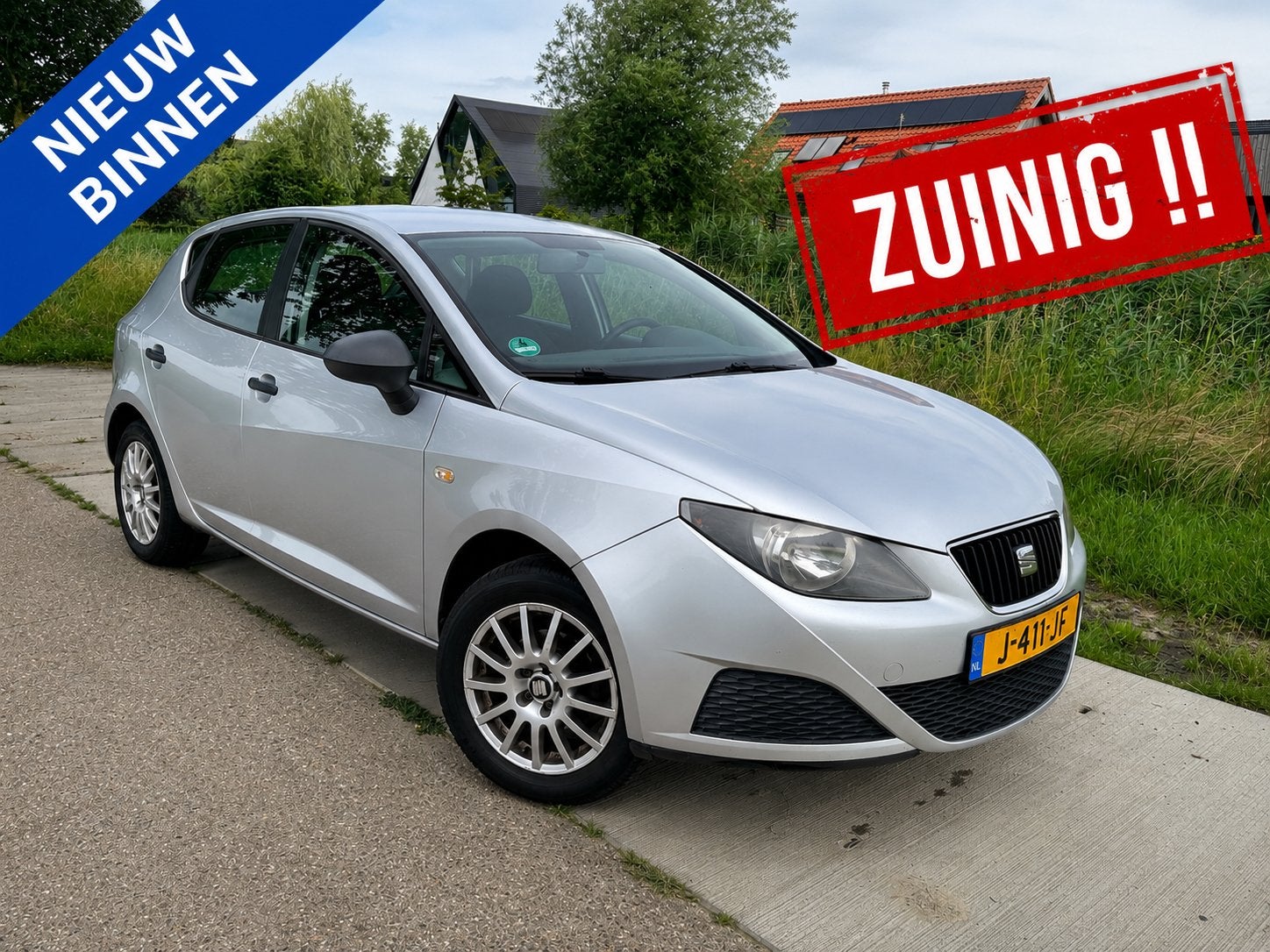 SEAT Ibiza 1.2 | 5-Deurs | Airco | 2011 | APK 2027 | Zuinig!, Auto's, Voorwielaandrijving, Stof, 31 €/maand, 1198 cc