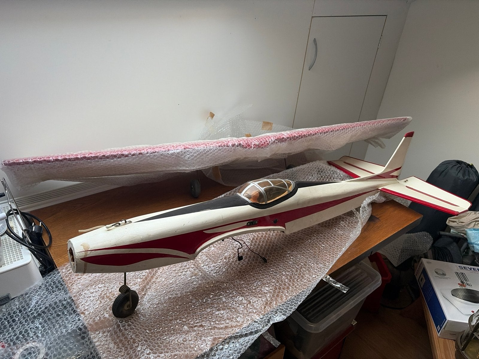 Modelvliegtuig zonder motor/ontvanger, met servo's, Gebruikt, Groter dan 1:72, Vliegtuig, Ophalen