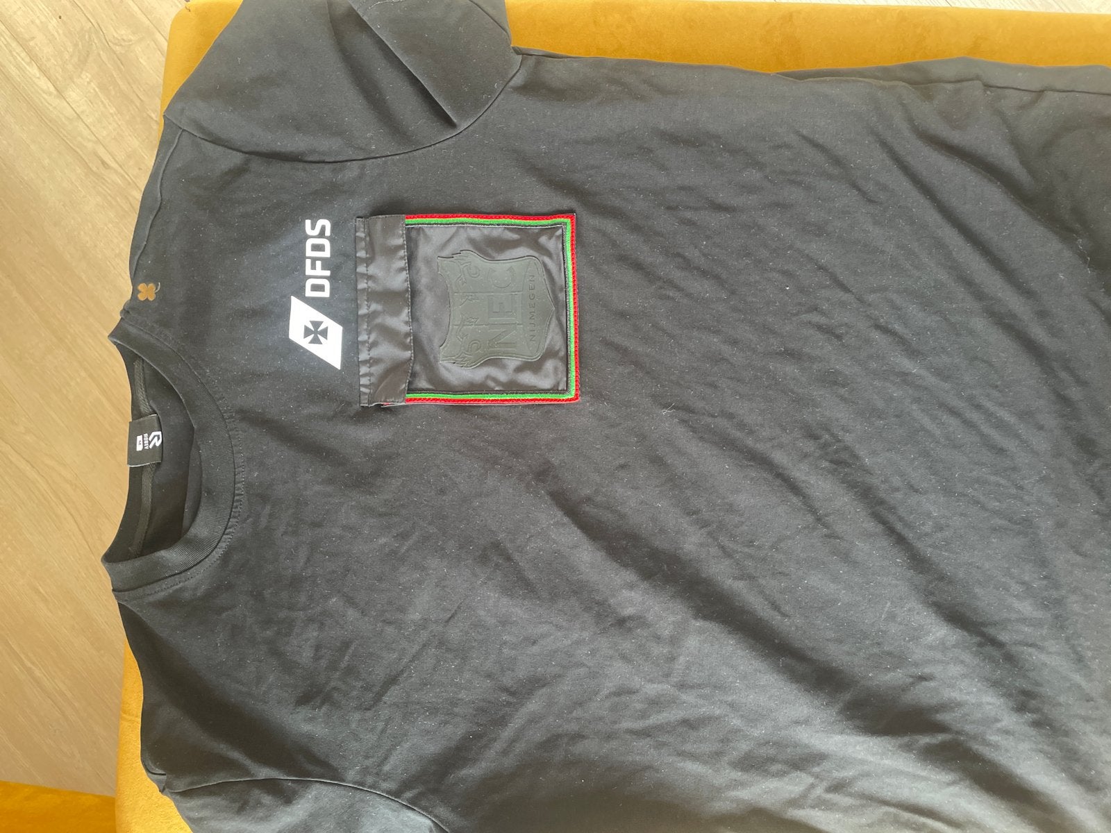Zwart T-shirt NEC, Ophalen, Gedragen, Maat 52/54 (L), Zwart