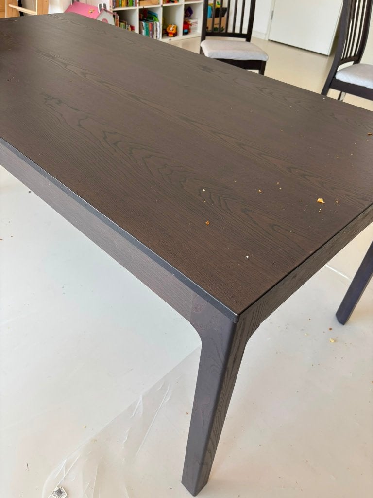 IKEA EKEDALEN dining table 6-8 seater + chairs, Huis en Inrichting, Ophalen, Eikenhout, 200 cm of meer, 50 tot 100 cm