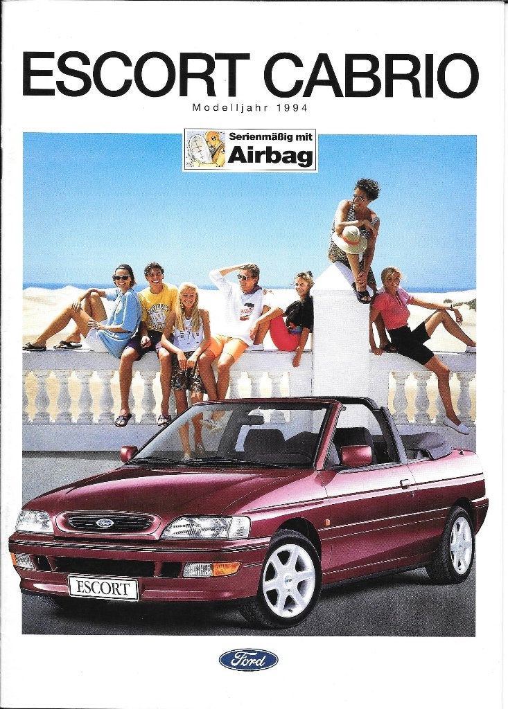 FORD ESCORT CABRIOLET,  1994, Ophalen of Verzenden, Zo goed als nieuw, Ford
