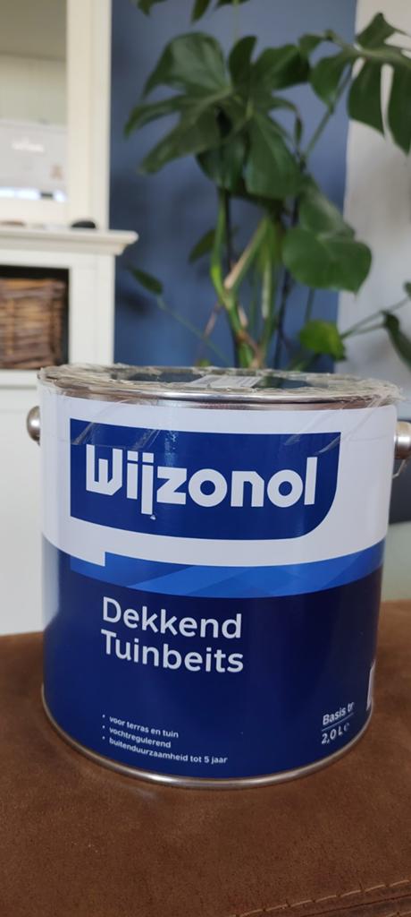 Wijnzonol Dekkend Tuinbeits RAL 5004 Zwartblauw 2.5L, Ophalen of Verzenden