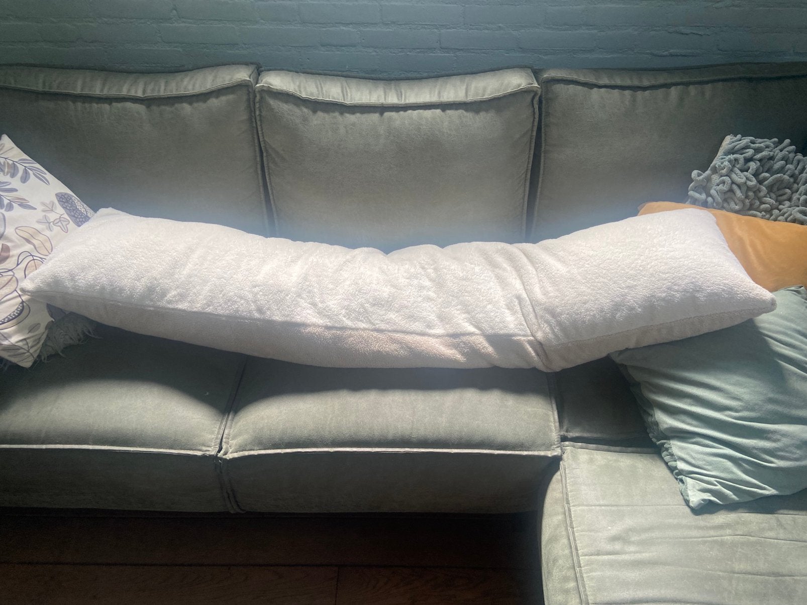 Zij slaap kussen optidee met optipluche hoes, Ophalen, Eenpersoons, Wit, Zo goed als nieuw