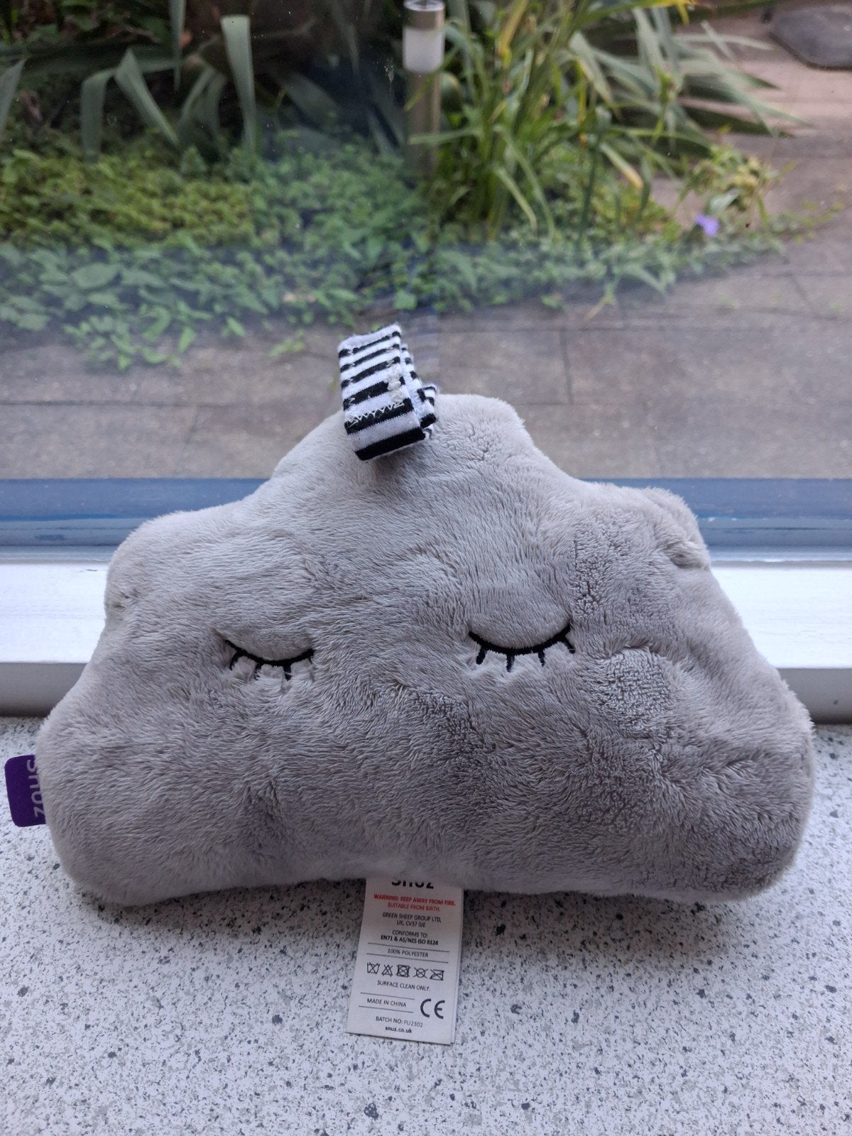Wolk kussentje SnüzCloud Baby Sleep Aid Grey, Overige typen, Ophalen of Verzenden, Zo goed als nieuw, Middelgroot (20 tot 80 cm)
