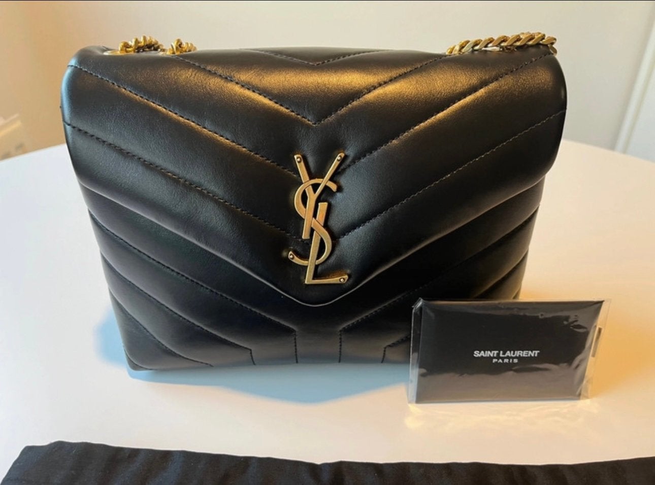 YSL Loulou Tas, Ophalen of Verzenden, Zo goed als nieuw, Zwart, Schoudertasje