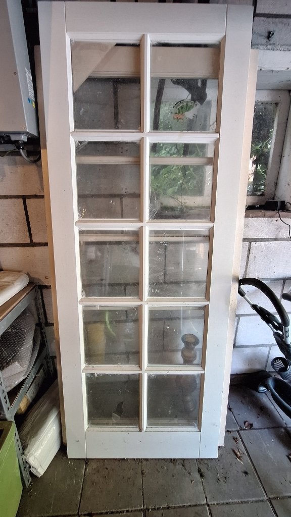 Paneeldeur met veiligheidsglas, Ophalen, 80 tot 100 cm, Binnendeur, Nieuw