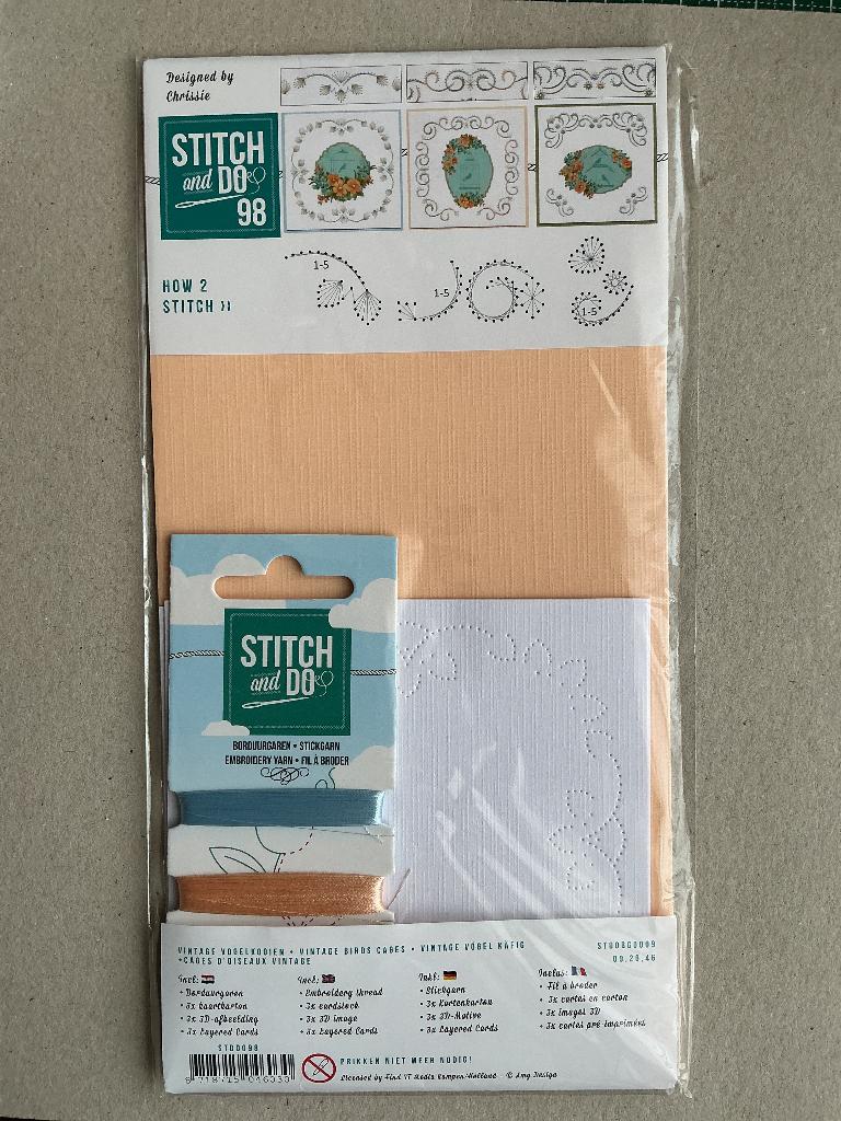 Stitch and do (98), Hobby en Vrije tijd, Kaarten | Zelf maken, Ophalen of Verzenden, Nieuw, Overige thema's, Overige typen
