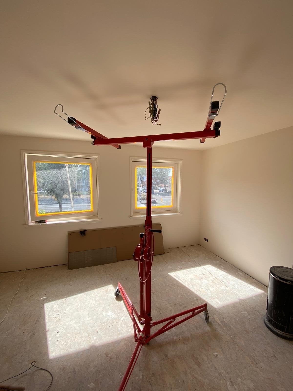 Gipsplaatlift / Platenlift / Plafondlift, Ophalen, Gebruikt