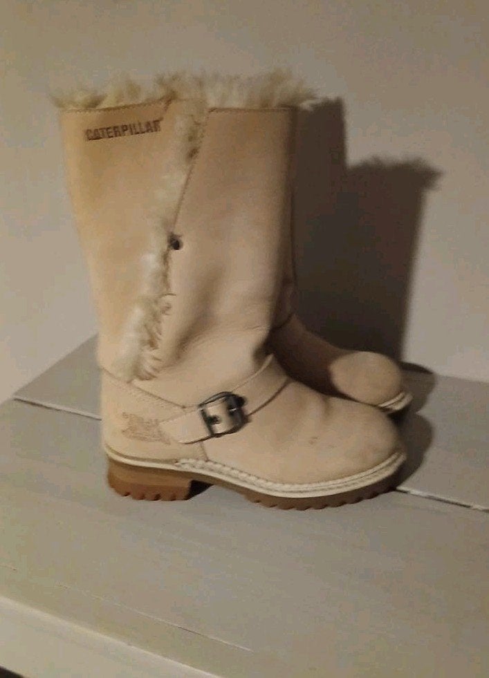 CATERPILLAR winterlaarzen, Kleding | Dames, Hoge laarzen, CATERPILLAR, Beige, Ophalen of Verzenden