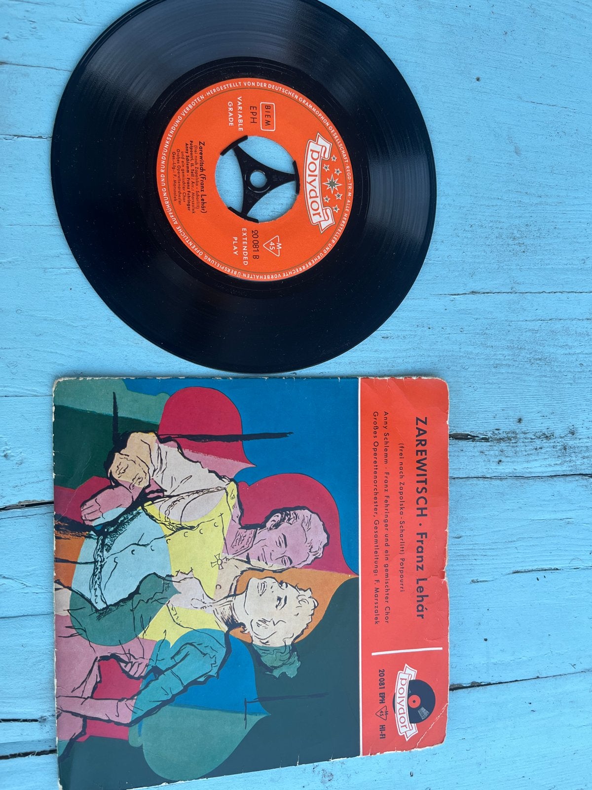 Franz Lehár - Der Zarewitsch EP - Polydor (1958), Gebruikt, Klassiek, 7 inch, Ophalen of Verzenden