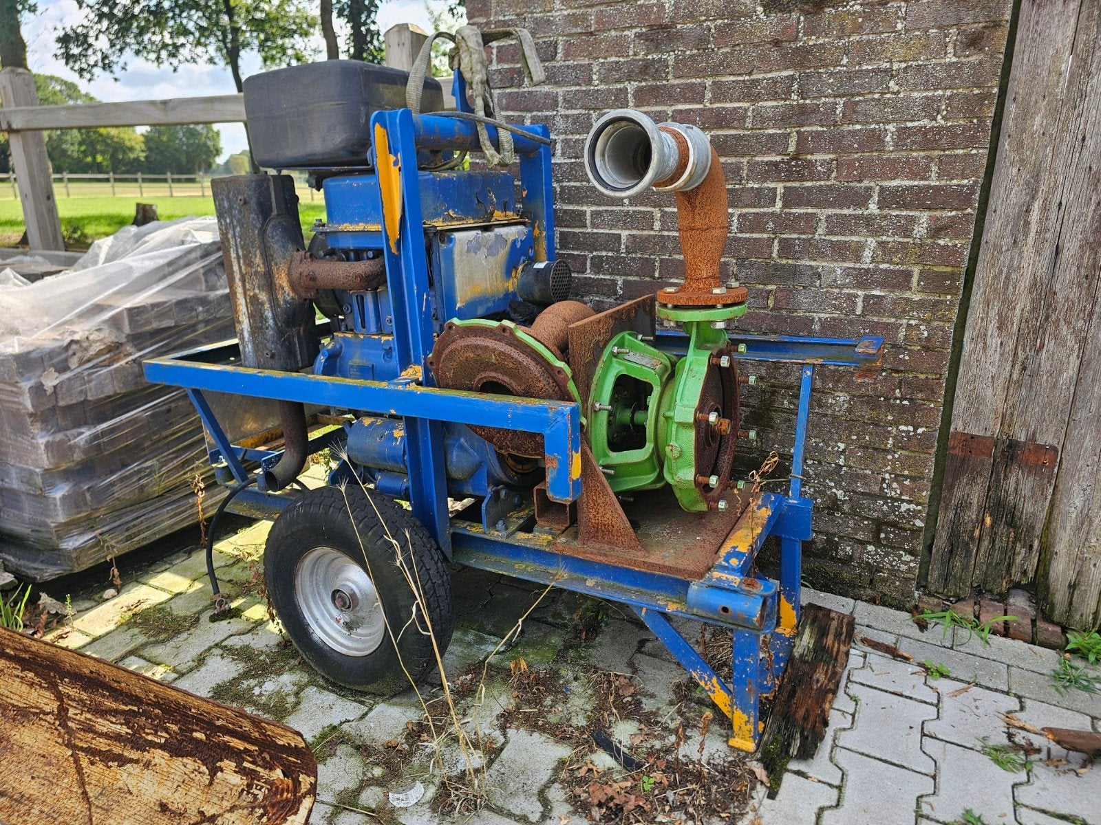 Robuuste Hatz waterpomp op aanhanger - Ideaal voor irrigatie, Ophalen