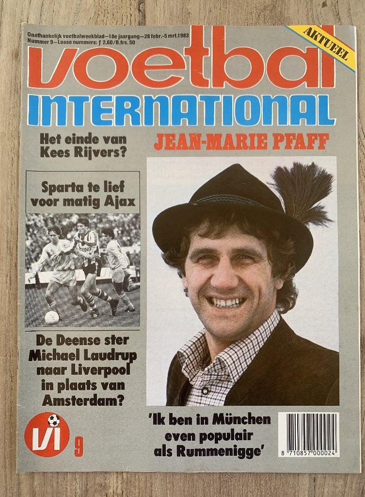 Voetbal International VI Div. tijdschriften uit 1983 / €1,50, Ophalen of Verzenden, Zo goed als nieuw, F.C. Twente, Boek of Tijdschrift