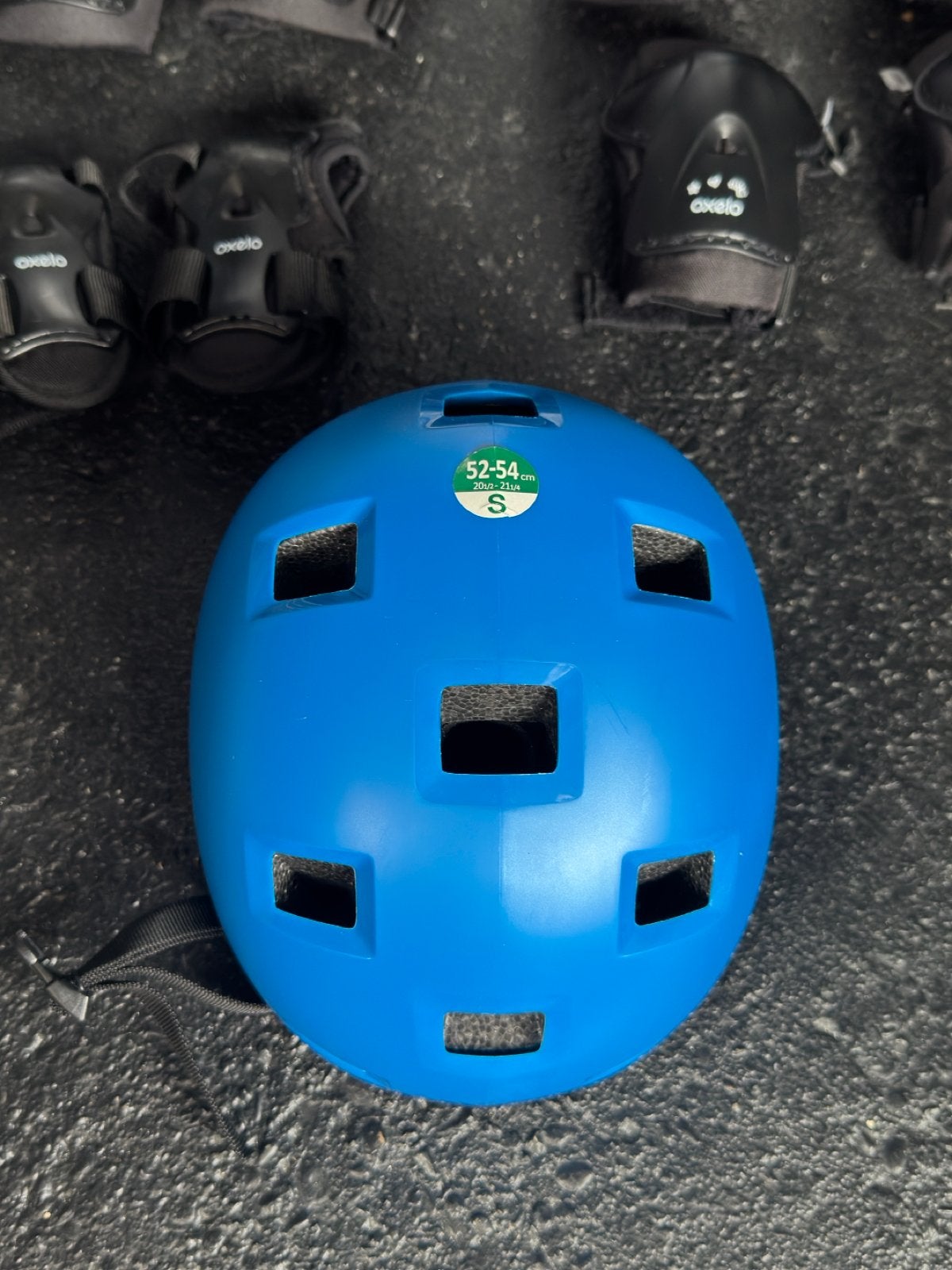 Kind helm Oxelo B100 Blauw (52-54 cm), Ophalen of Verzenden, Gebruikt, S, Jongen of Meisje