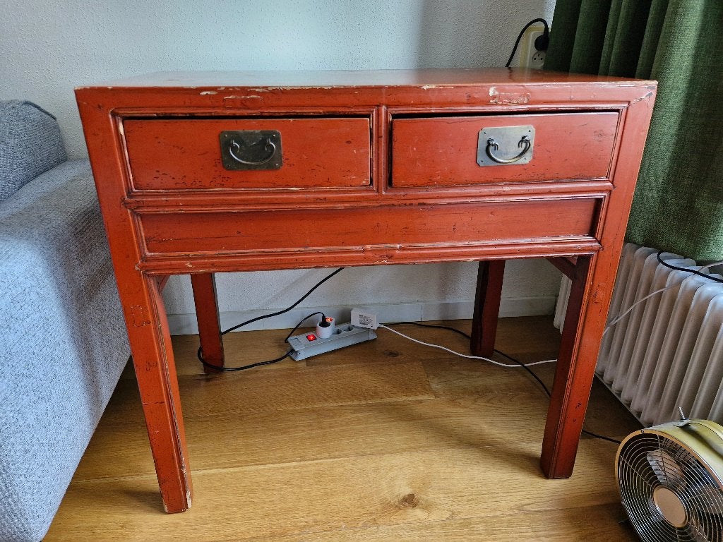 Chinese/Oosterse/Aziatische sidetable kast dressoir, Huis en Inrichting, Ophalen, Gebruikt, 1 of 2 laden, 50 tot 100 cm