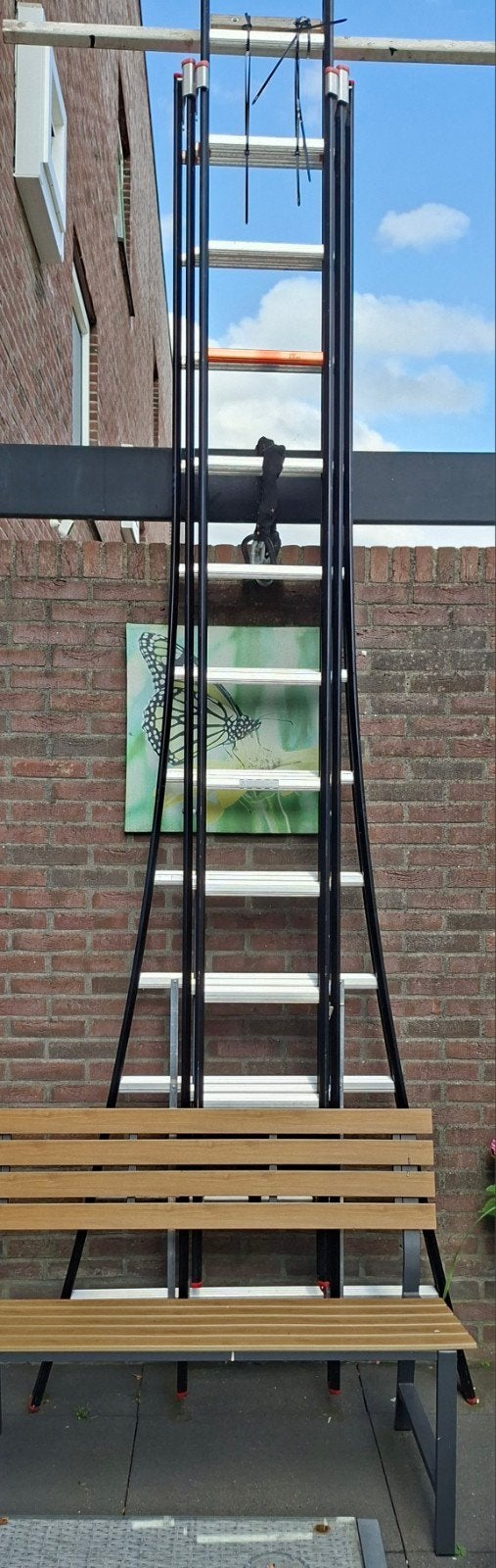 Altrex ladder, Ophalen, Zo goed als nieuw, Ladder, 4 meter of meer