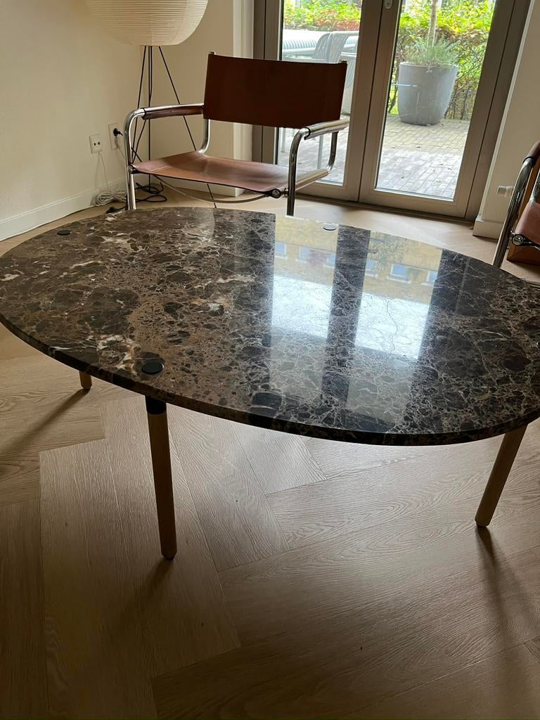 Bolia marmer salontafel, 100 tot 150 cm, Zo goed als nieuw, Rechthoekig, 50 tot 100 cm
