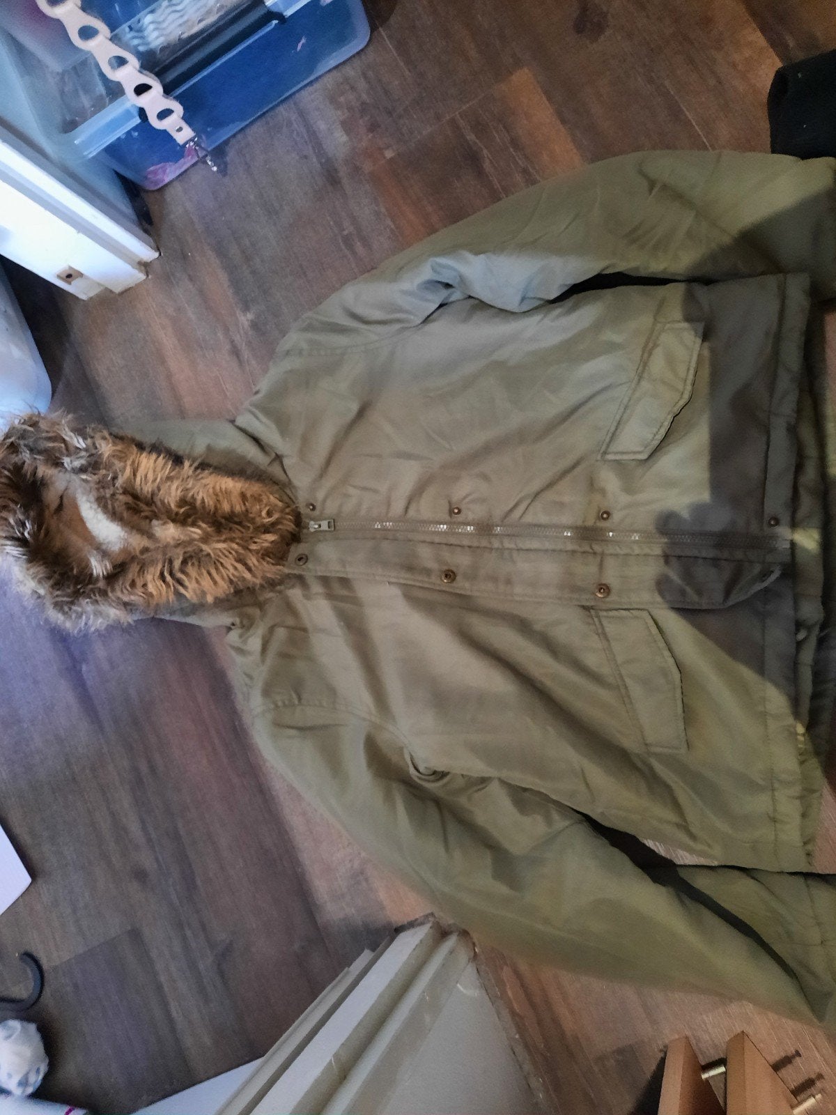 Warme winterjassen met bontkraag - Maat 40, Overige kleuren, Maat 42/44 (L), Ophalen of Verzenden, Gedragen