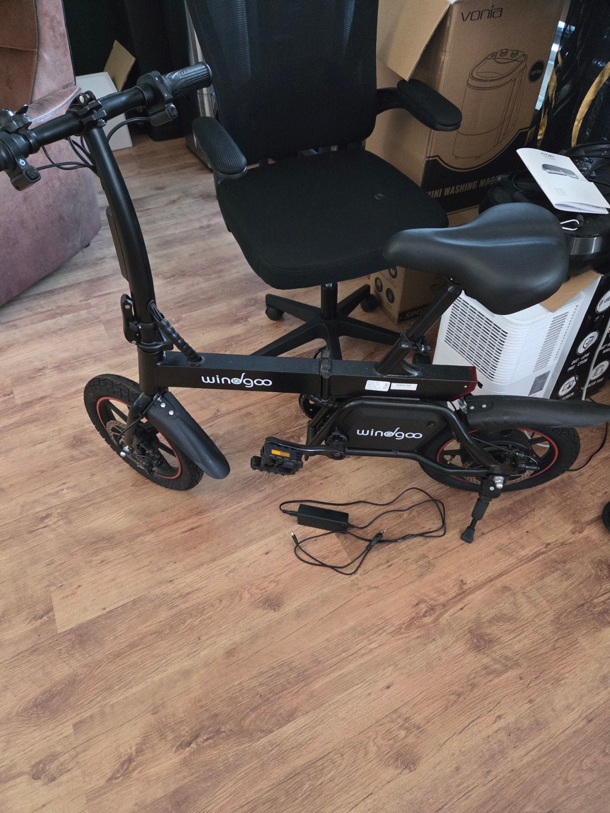 Windgoo Vouwfiets - Nieuw en Compact, 16 tot 18 inch, Nieuw, Totaal opvouwbaar, Schijfrem