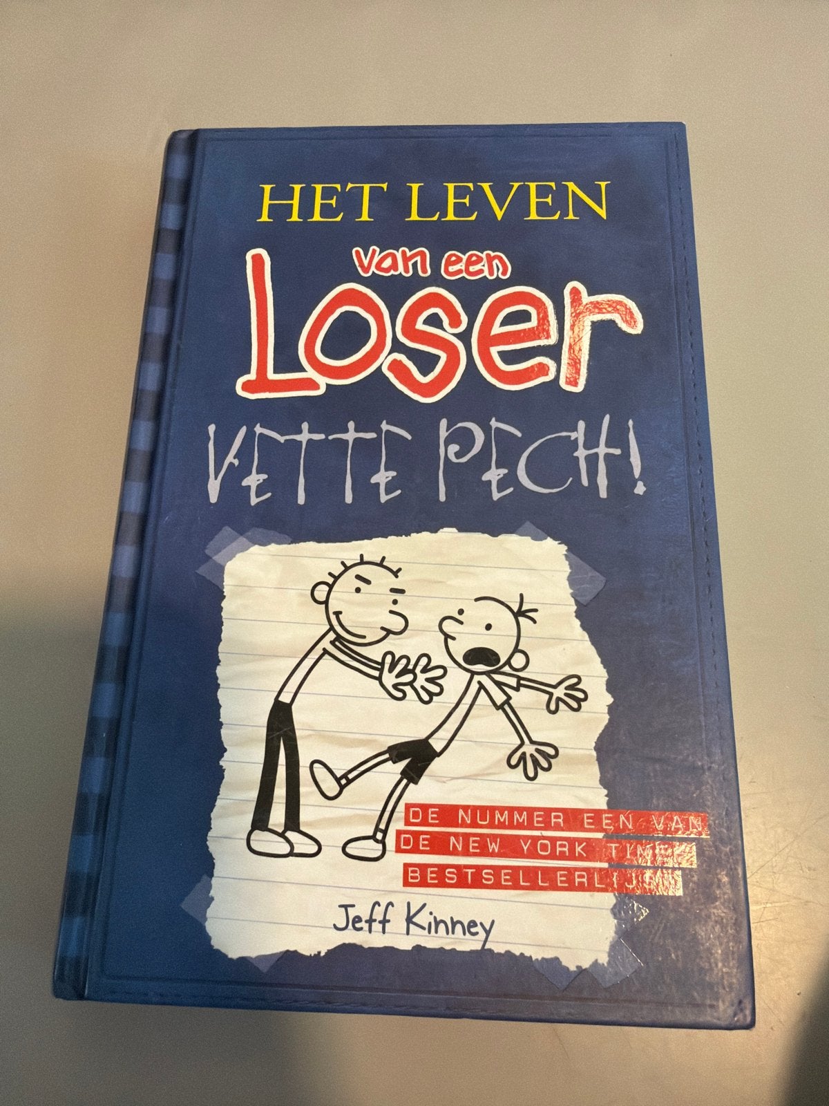 Het Leven van een Loser: Vette Pech! - Jeff Kinney, Ophalen of Verzenden, Zo goed als nieuw, Fictie algemeen