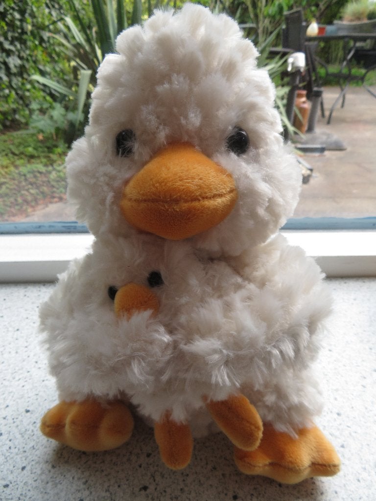 Eend met eendje merk Toys 2 Win meten ca 10 cm en 26 cm, Ophalen of Verzenden, Zo goed als nieuw, Wasbaar, Middelgroot (20 tot 80 cm)