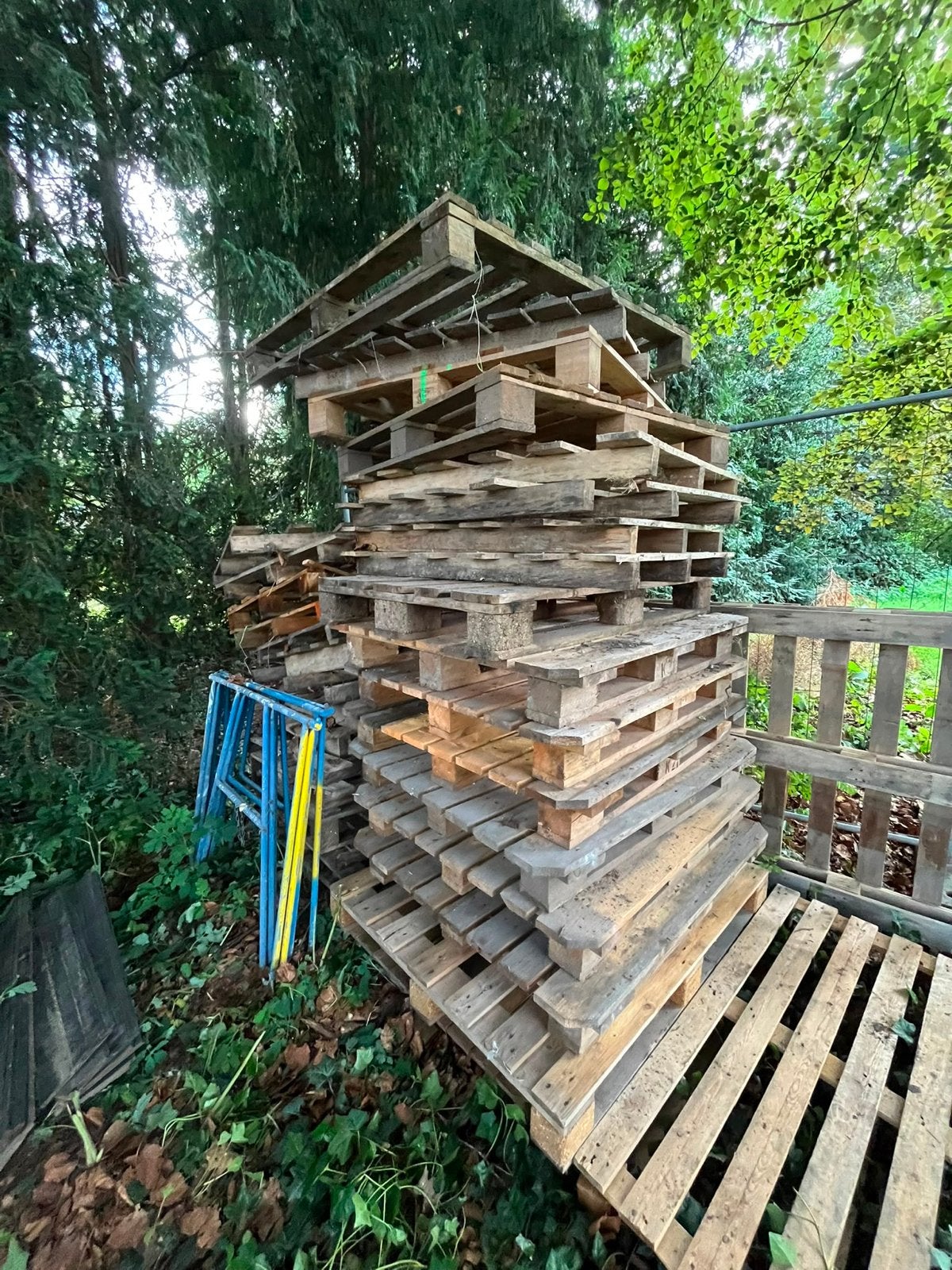Diverse pallets - circa 20 stuks, Ophalen, Gebruikt, Hout