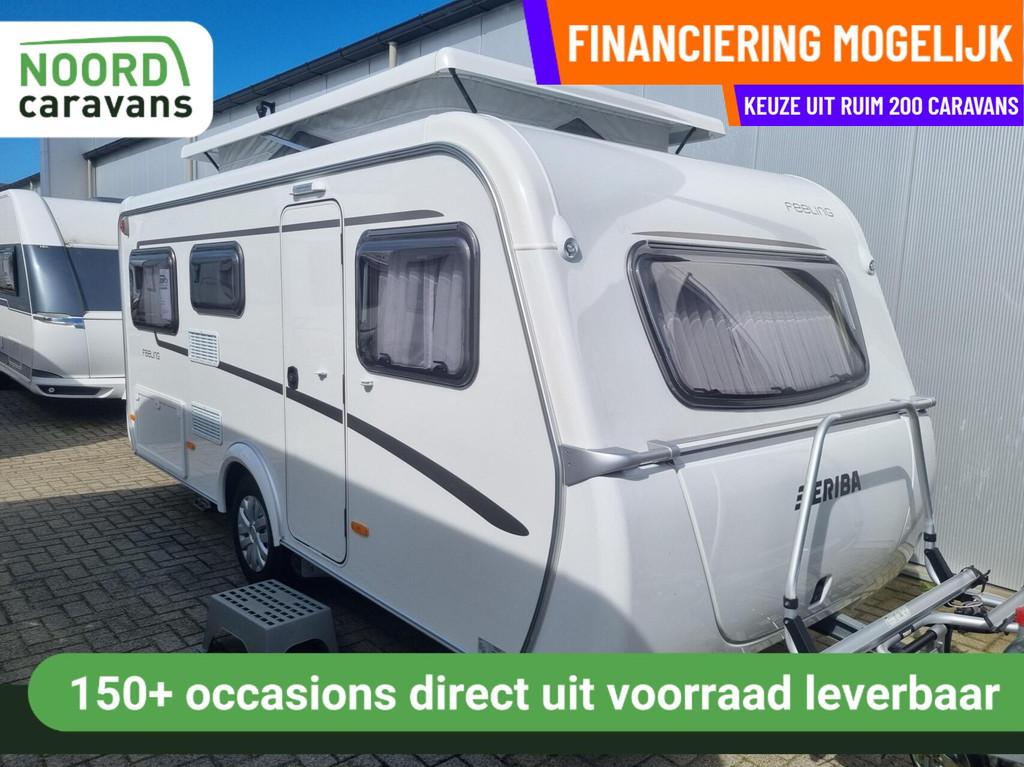 Eriba FEELING 425 HEFDAK + MOVER + VOORTENT + AUTARK + GFK, Caravans en Kamperen, Mover, Bedrijf, Tot en met 3, 6 tot 7 meter