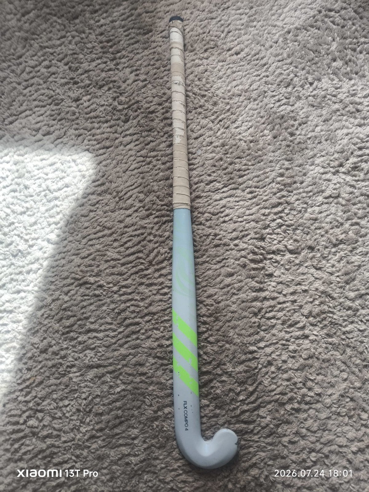 Zo goed als nieuw Adidas FLX Compo 4 hockeystick -36,5 inch, Sport en Fitness, Ophalen of Verzenden, Zo goed als nieuw, Stick