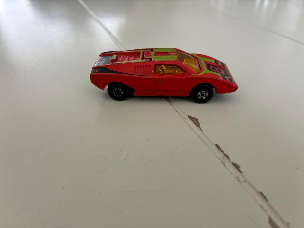 Matxhbox Superfast Lamborghini Countage, Ophalen of Verzenden, Zo goed als nieuw, Auto