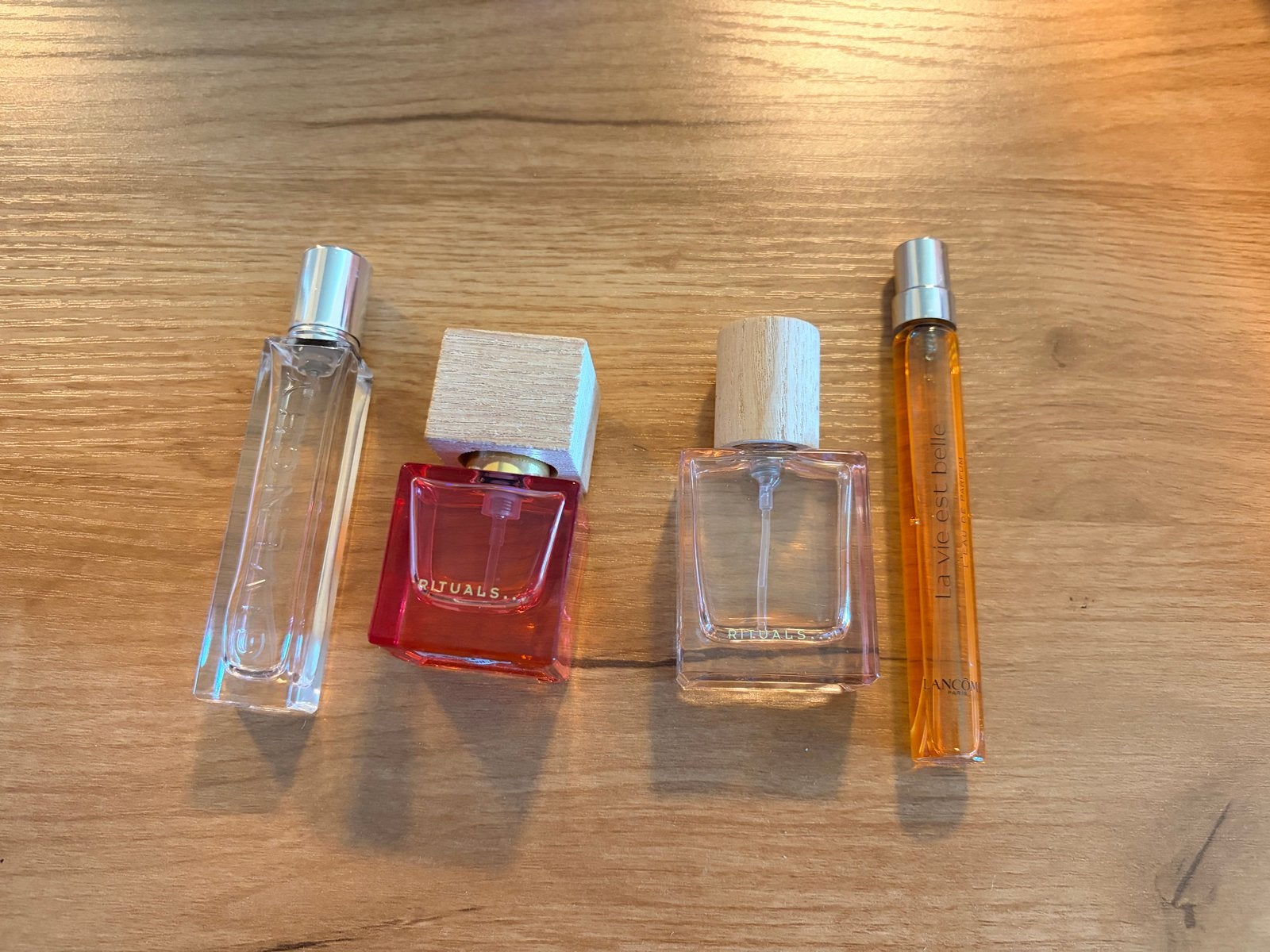Parfum mini's - Rituals en Lancôme, Ophalen of Verzenden, Zo goed als nieuw