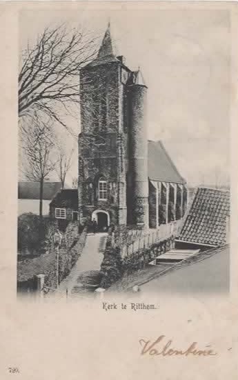 Ritthem Kerk, Verzenden, Voor 1920, Gelopen, Zeeland