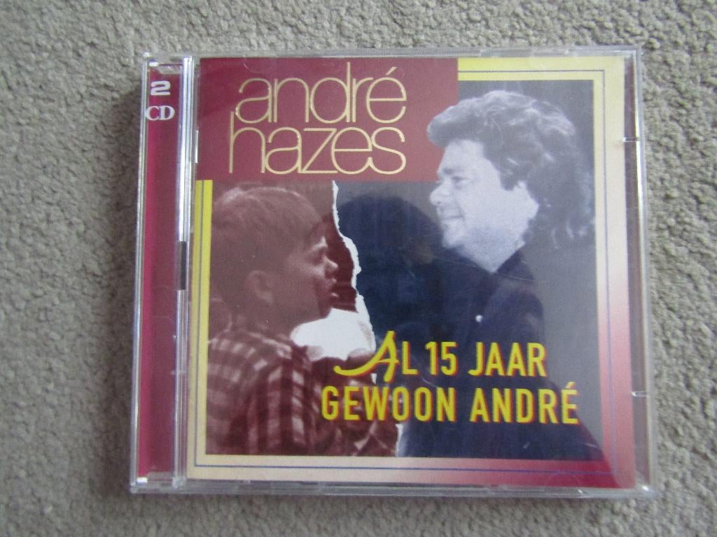 CD: Andre Hazes - Al 15 jaar gewoon Andre, 2 cds, Ophalen of Verzenden, Gebruikt, Levenslied of Smartlap