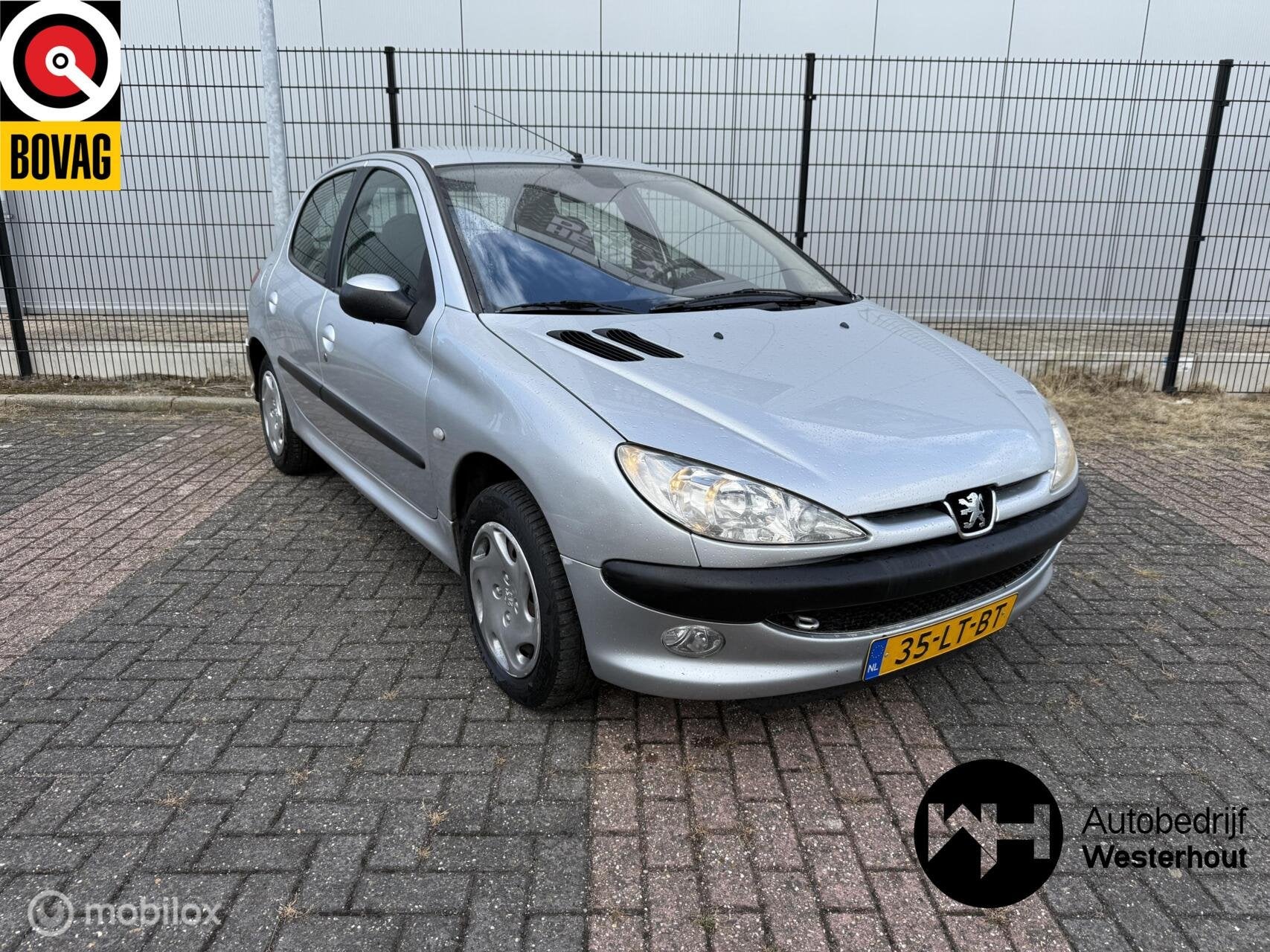 Peugeot 206 1.6-16V Gentry AIRCO ELEKTRISCHE RAMEN, Voorwielaandrijving, Elektrische ramen, 4 cilinders, Origineel Nederlands