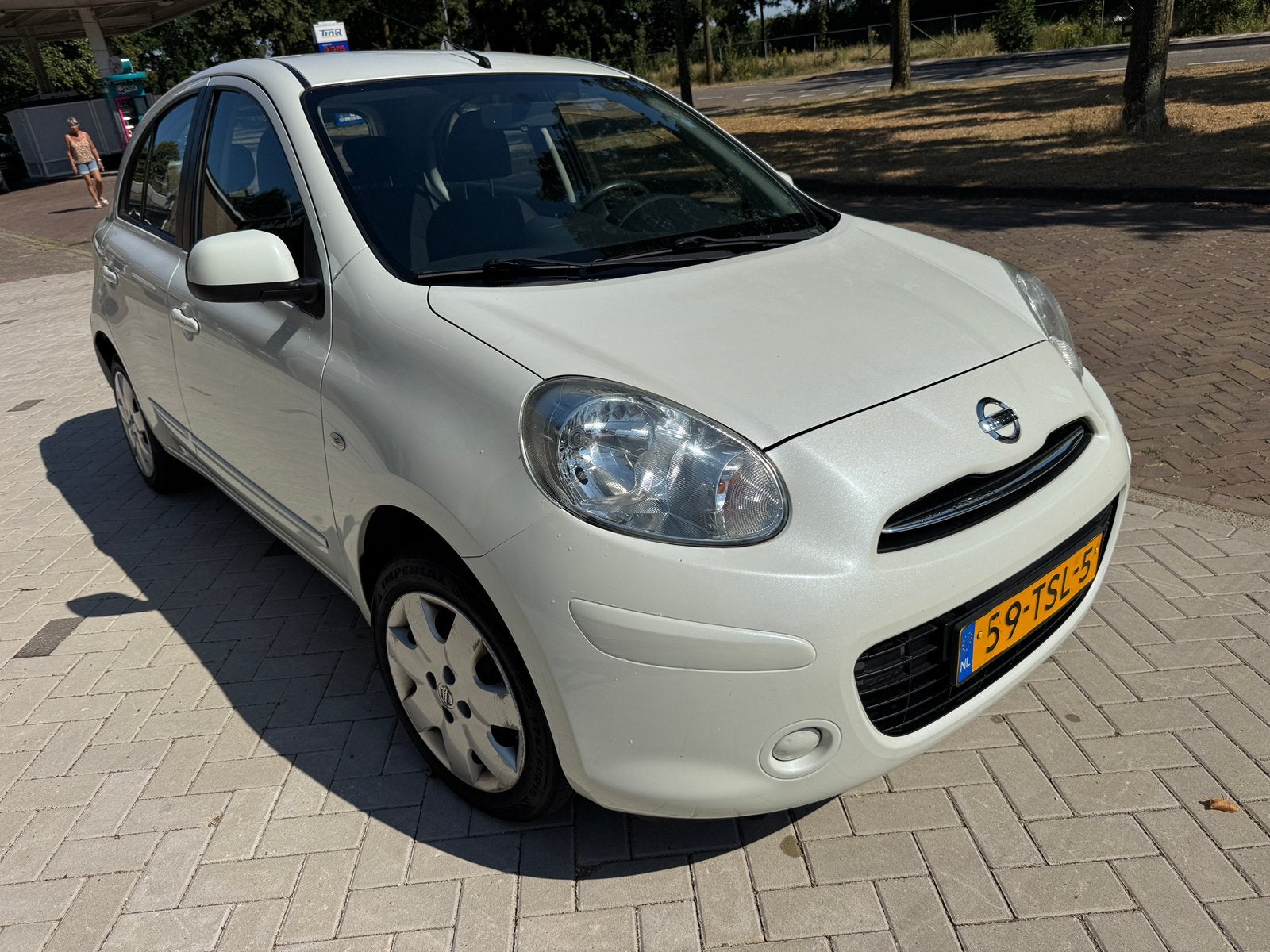 Nissan Micra 1.2 72KW 5DR 2012 Wit, Voorwielaandrijving, 40 €/maand, 1198 cc, Handgeschakeld
